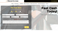 Desktop Screenshot of carolinatitleloansinc.com
